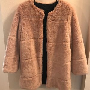 Zara Faux Fur Coat